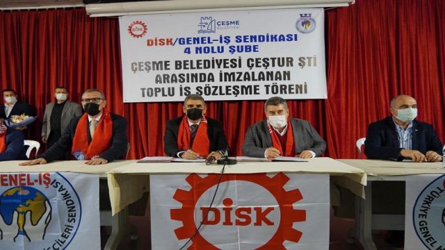 Çeşme’de Toplu İş Sözleşmesi sevinci