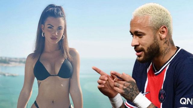 Model Melodie Penalver Neymar'ın takibinde