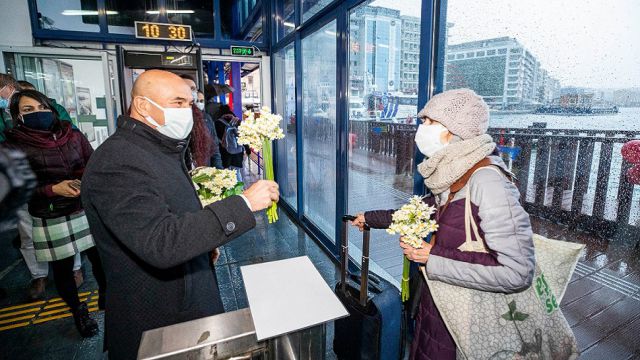 Yenilenen Pasaport İskelesi hizmete girdi