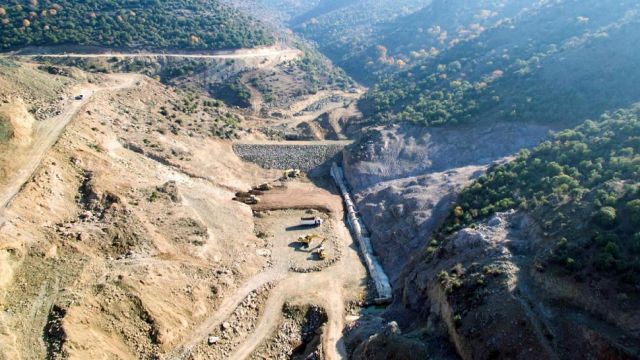 Güveli Göleti’nin yarısı tamam