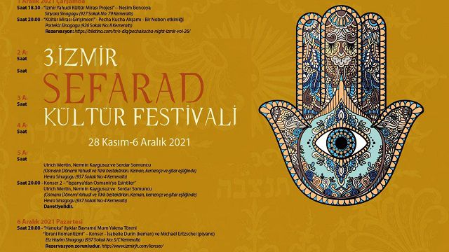 İzmir Sefarad Kültür Festivali başlıyor