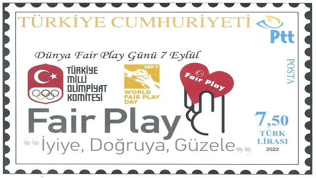 Türkiye'den Dünya Fair Play Günü Pulu