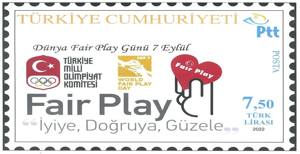 Türkiye'den Dünya Fair Play Günü Pulu