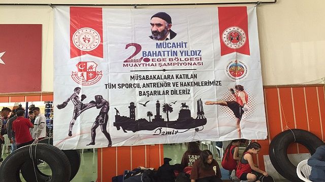 3.Mücahit Bahattin Yıldız Ege Çocuklar Muaythai Şampiyonası yapıldı