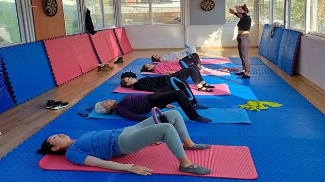 Bostanlıspor’da sağlık için pilates…