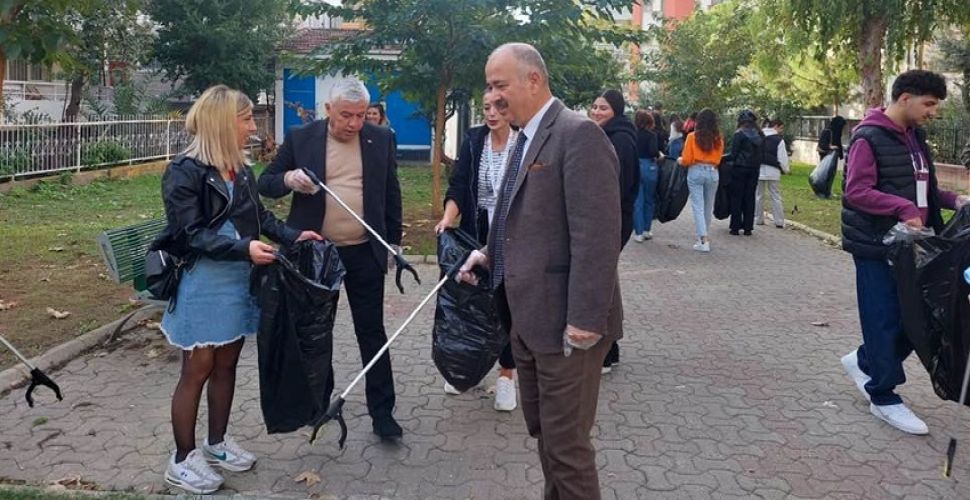 Öğrencilerden temiz çevre seferberliği