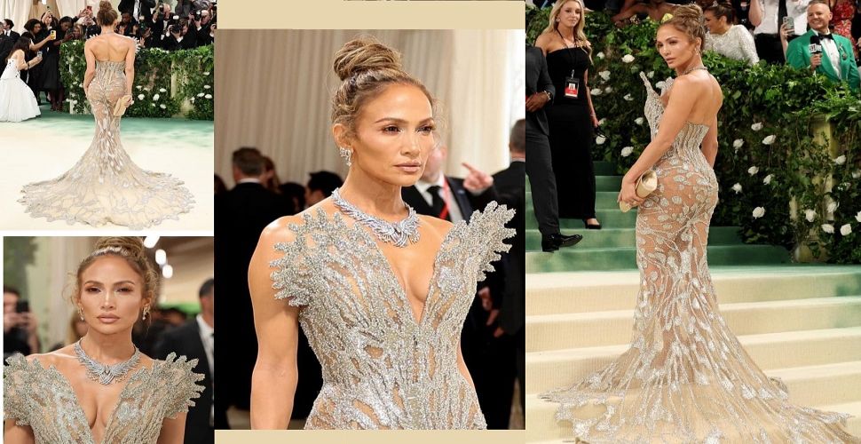 Jennifer Lopez'in göz kamaştıran elbisesi...