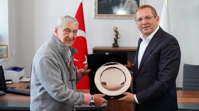 M. Rahmi Koç, müze açılışına geldi başkanı ziyaret etti...