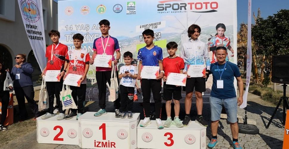Bostanlıspor Oryantiring U14’de Türkiye Şampiyonu