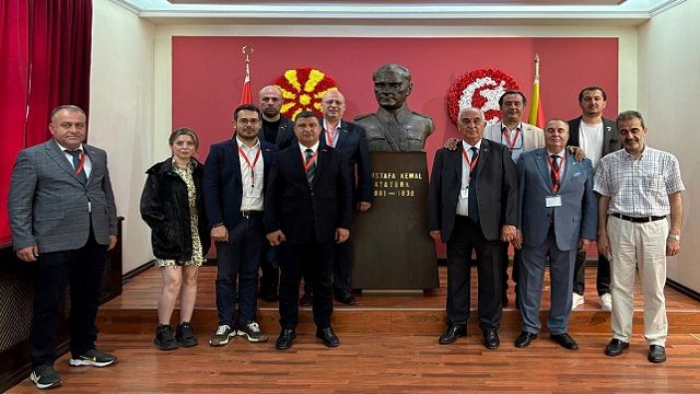 Tireliler, K. Makedonya'da 3 belediyeyi ziyaret etti