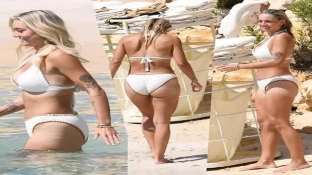Survivor Aycan Yanaç, tatil için tercihi Çeşme oldu...