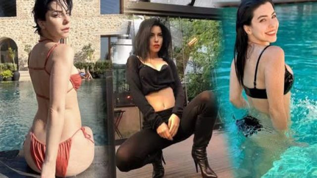 Merve Bolugur yaz sezonunda yine dikkat çekmesini bildi...