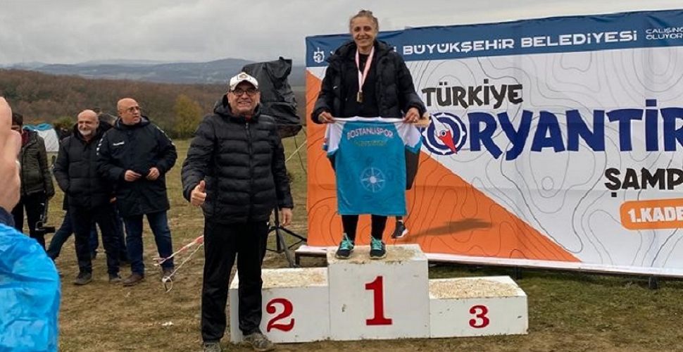 Bostanlıspor oryantiringde Türkiye 3.sü oldu