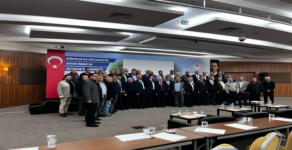 TÜSKOOP'tan “Kuraklıkla Mücadelede Suyun Önemi ve Alınacak Önlemler” Sempozyumu