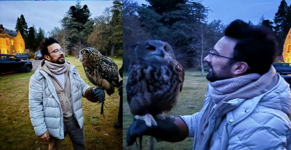 Tarkan Puhu Kuşuyla Poz Verdi...