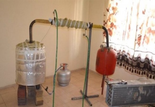 Sahte rakının merkezi Karşıyaka'ymış