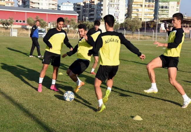 Aliağa FK, Halilbeyli Spor maçının hazırlıklarını tamamladı