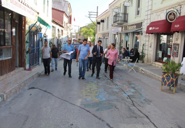 Sanat sokak yenileniyor