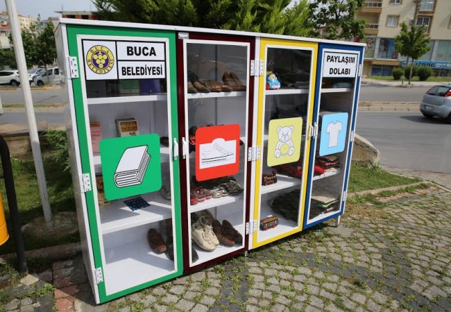 Paylaşım dolapları çok beğenildi