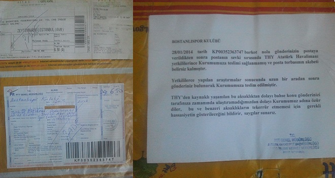YOLLANAN EVRAK 14 AY SONRA GERİ GELDİ