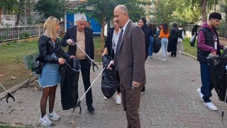 Öğrencilerden temiz çevre seferberliği