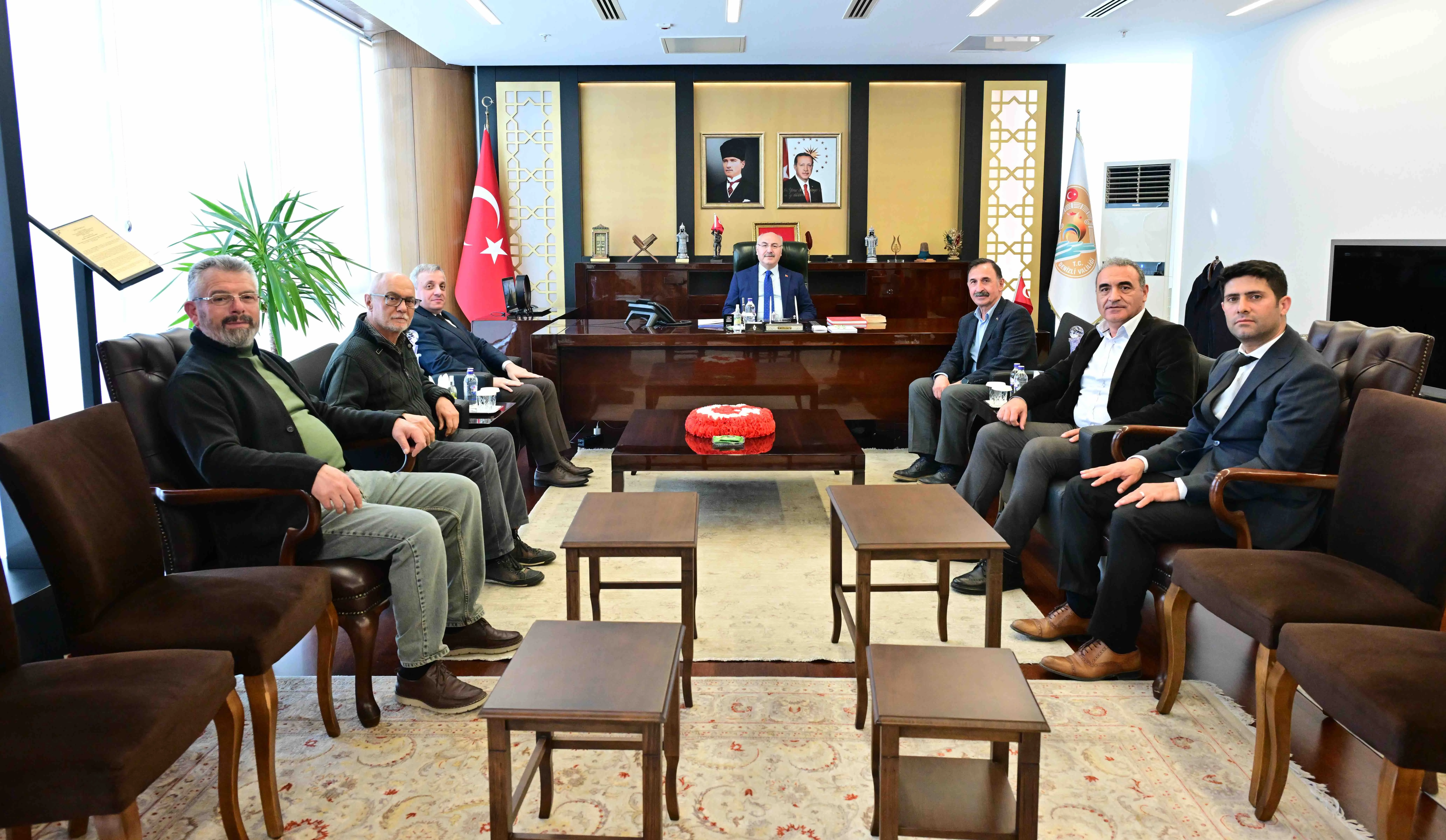 Atilla Güler, Vali Yavuz Selim Köşger’i ziyaret etti