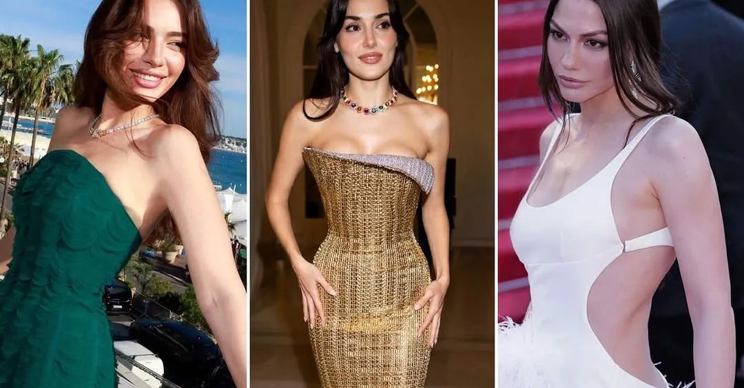 Güzellik ve cesaretleriyle Cannes'a damga vuran Türk güzeller!