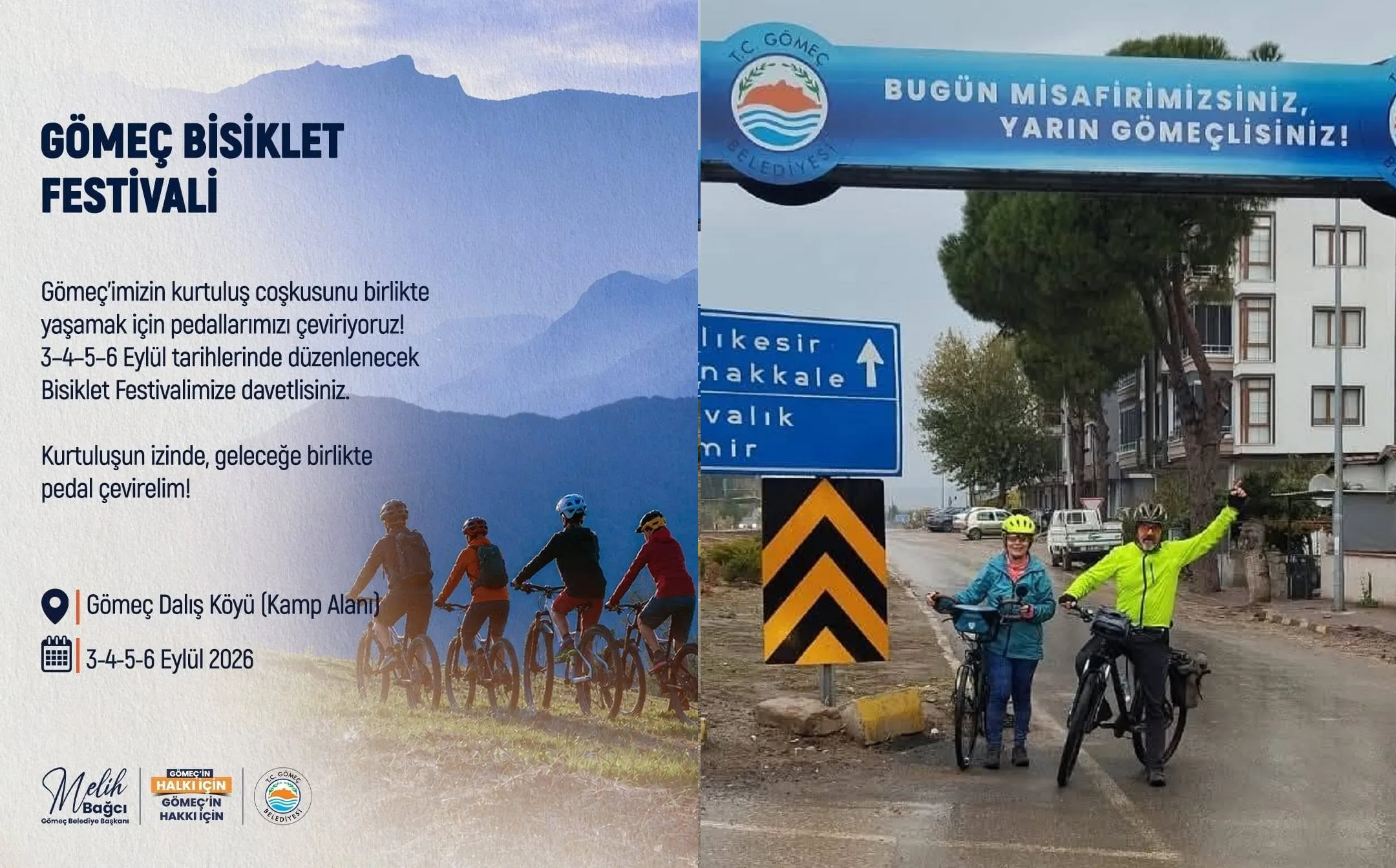 Bisikletçiler Gömeç'te bisiklet festivalinde buluşacak 