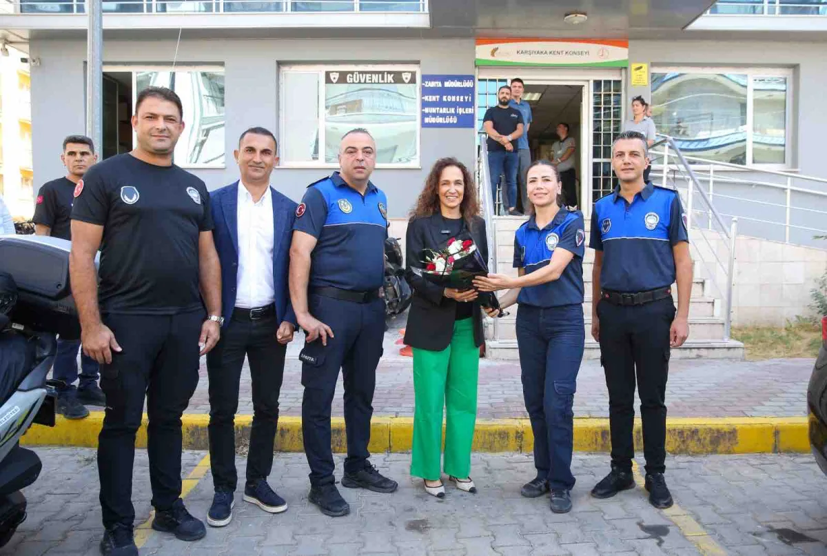 Başkan Ünsal'dan zabıta ekiplerine anlamlı ziyaret