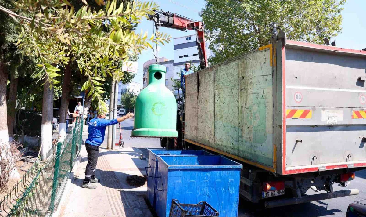 Buca’da 158 ton cam atık geri dönüşüme kazandırıldı