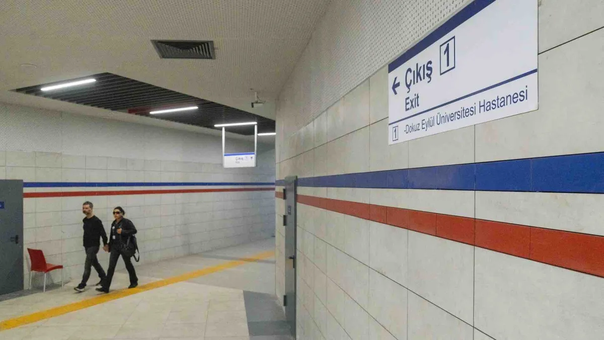 İzmir Metrosu Dokuz Eylül Hastanesi’ne bağlandı